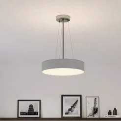 Mia loftslampe, grå, Ø 50 cm