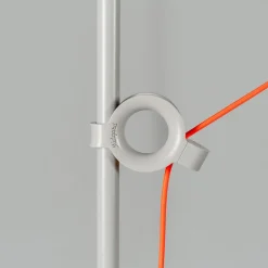 midgard AYNO XL gulvlampe, grå/orange 2.700 K