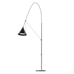 midgard AYNO XL gulvlampe sort/orange 3.000 K