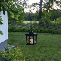 Milan LED-solcellelampe med 3 anvendelsesmuligheder