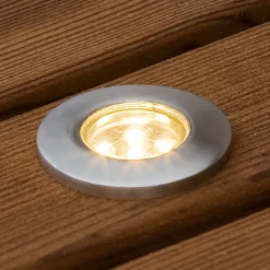 Mini-LED-nedgravningsspot, 6 stk., flad