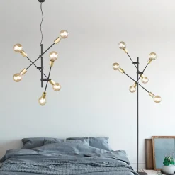 Minimalistisk designet pendellampe Cross