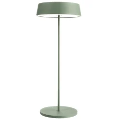 Miram LED-bordlampe med batteri, kan dæmpes, grøn