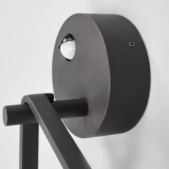 Mirco udendørs LED-væglampe med sensor, ringformet