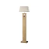 Miriel gulvlampe, højde 170 cm, tekstil, træ
