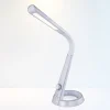 Mitti LED-bordlampe med USB-port, sølv/hvid