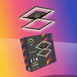 Müller Licht tint LED-loftlampe Cano, RGB, CCT, sort