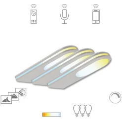 Müller Licht tint LED-underskabsbelysning Armaro, 3 enheder
