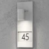 Modena 7655 husnummer lys, grå