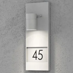 Modena 7655 husnummer lys, grå