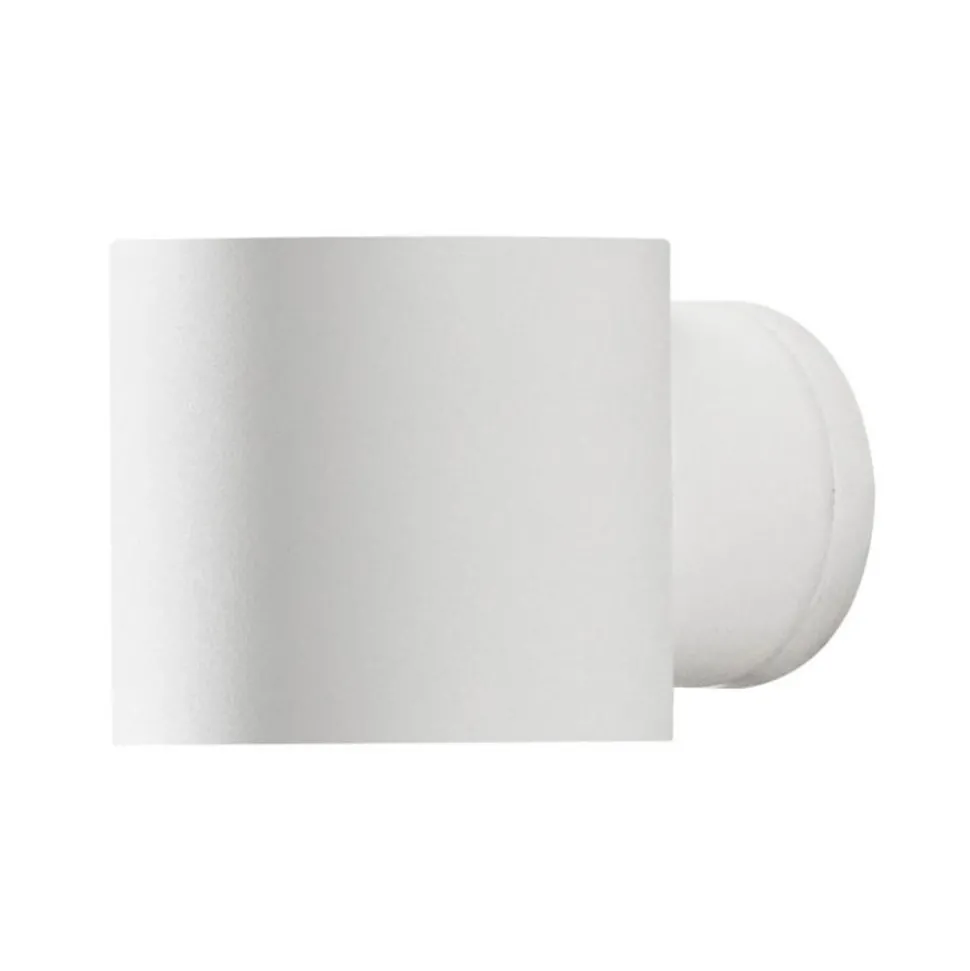 Modena Round udendørs væglampe, rund, hvid