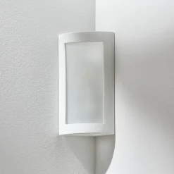 Moderne Casablanca hjørne-væglampe i keramik