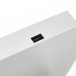 Moderne LED væglampe Suau med USB ladestik