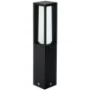 Moderne sokkellampe i aluminium 936 i sort