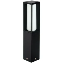 Moderne sokkellampe i aluminium 936 i sort