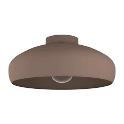Mogano loftlampe, Ø40cm, kaffebrun