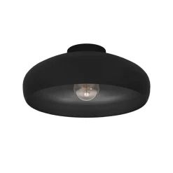 Mogano loftlampe, Ø 40 cm, sort, stål