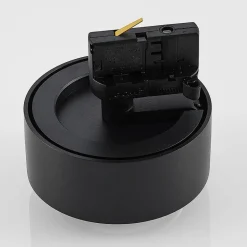Molto Luce LED 3-faset skinnespot Mag, sort, 827