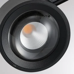 Molto Luce LED 3-faset skinnespot Mag , sort, 830