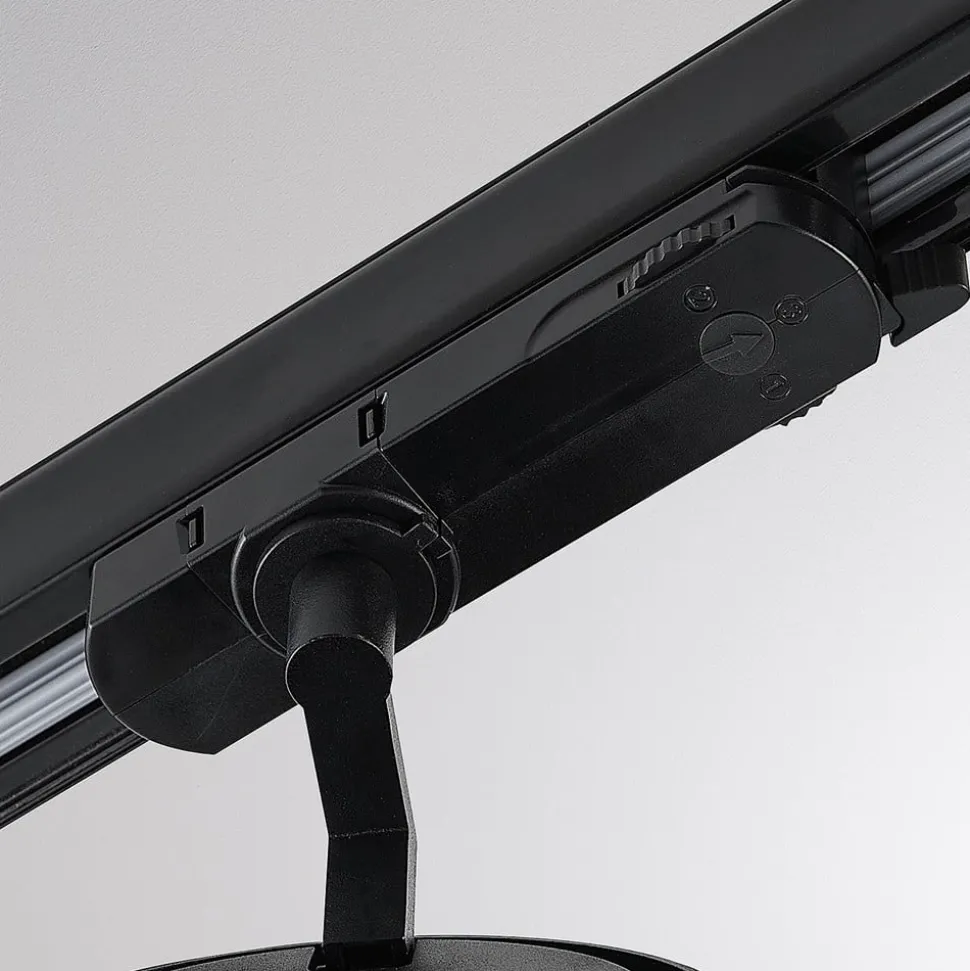 Molto Luce LED 3-faset skinnespot Magis, sort, 830