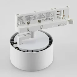 Molto Luce LED 3-faset skinnespot Mag, hvid, 830