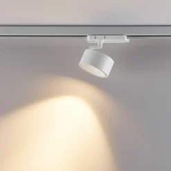 Molto Luce LED 3-faset skinnespot Magis, hvid, 827