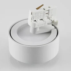 Molto Luce LED 3-faset skinnespot Mag, hvid, 827