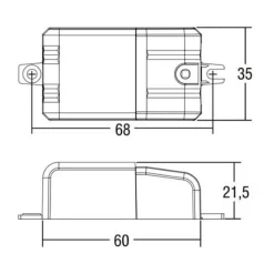 Molto Luce LED-konverter 350 mA, 6 W