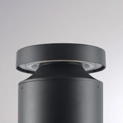 Molto Luce LED-sokkellampe Mona, Ø 18 cm, aluminium, højde 85 cm