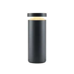 Molto Luce LED-sokkellampe Mona, Ø 18 cm, aluminium, højde 45 cm