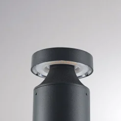 Molto Luce Mona LED-vejlampe, Ø 10 cm, aluminium, højde 85 cm