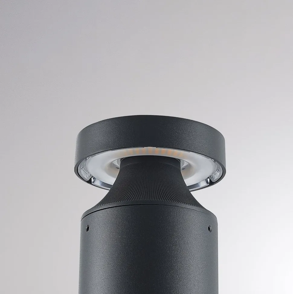 Molto Luce Mona LED-vejlampe, Ø 10 cm, aluminium, højde 85 cm