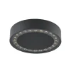 Molto Luce udendørs loftlampe Nona, Ø 22,8 cm, antracit