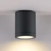 Molto Luce udendørs spotlampe Foris Round SD, antracit, aluminium