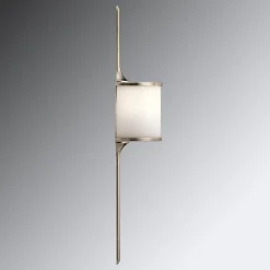 Mona LED-væglampe, IP44, højde 55,9 cm, fortinnet