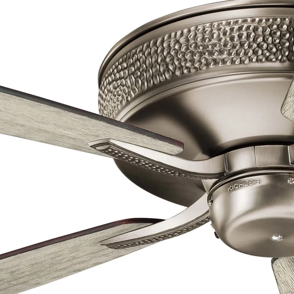 Monarch2 52 loftsventilator, antik tin børstet