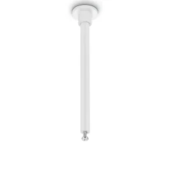 Monteringsstang til DUOline-skinne, hvid, 12,5 cm