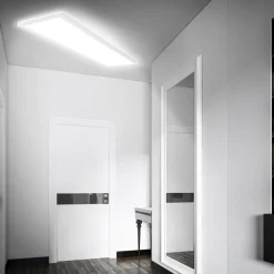 Move LED-panel, sensor, 98 x 20 cm, IP44, plast, hvid