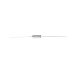 Nala LED-spejllampe, hvid, bredde 110 cm, metal