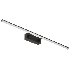 Nala LED-væglampe, sort, bredde 75 cm