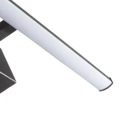 Nala LED-væglampe, sort, bredde 50 cm