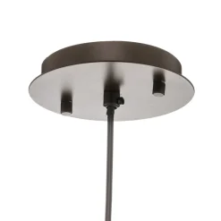 Narisa LED-pendel Ø 18 cm rosaguld/brun