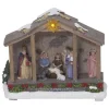 Nativity LED-dekorationslampe, batteridrift, 19 cm