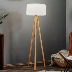Newgarden Chloe In & Out gulvlampe, trebenet