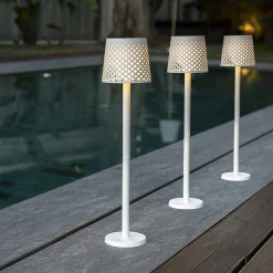 Newgarden Greta LED-solcellelampe, hvid