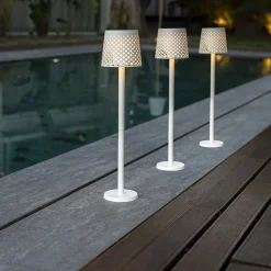 Newgarden Greta LED-solcellelampe, hvid
