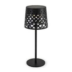 Newgarden LED-bordlampe Gretita, sort, metal