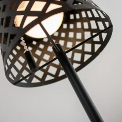Newgarden LED-bordlampe Gretita, sort, metal