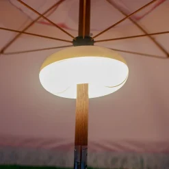 Newgarden LED genopladelig lampe Lima, IP54, RGBW, solskærme