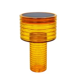 Newgarden LED-solcellelampe Ambar, orange, PMMA, IP44